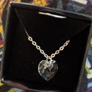 Avon Heart Swarovski elements necklace